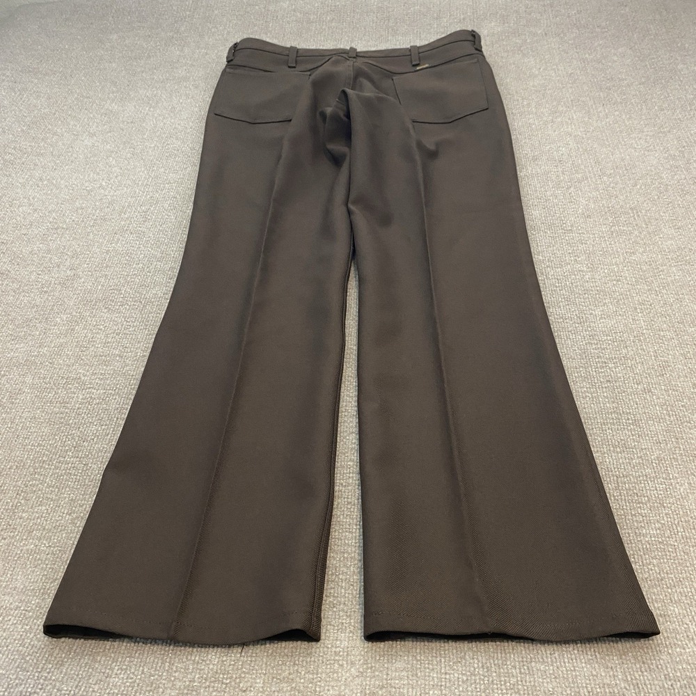 Wrangler Rancher Pants Mens 38x32 Brown Dress Bootcut Cowboy Vintage 82BN